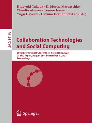 cover image of Collaboration Technologies and Social Computing